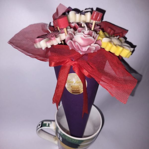 Handmade Candle Flower Bouquet