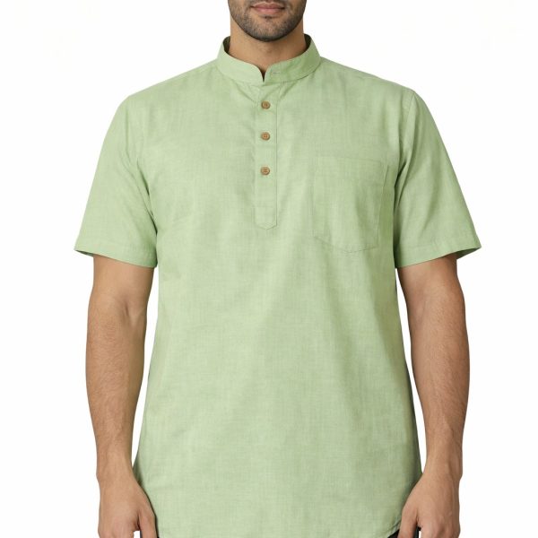 Men’s Solid Cotton Kurta / Kurti – Full Sleeve & Half Sleeve