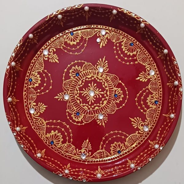 Puja Thali Steel ( Washable )